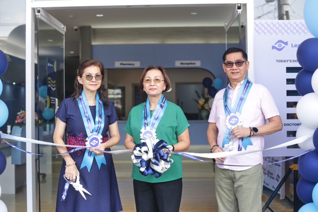 Dr. Rollo and Rosita Milante, founders of Legazpi Eye Center with Mrs. Rose Marie Olivan